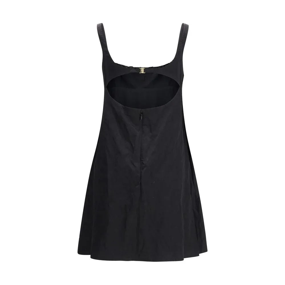 Chloé Black Cotton Casual Dress - Zeiniez