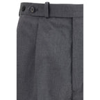Prada Gray Fleece Wool Dress Pants - Zeiniez