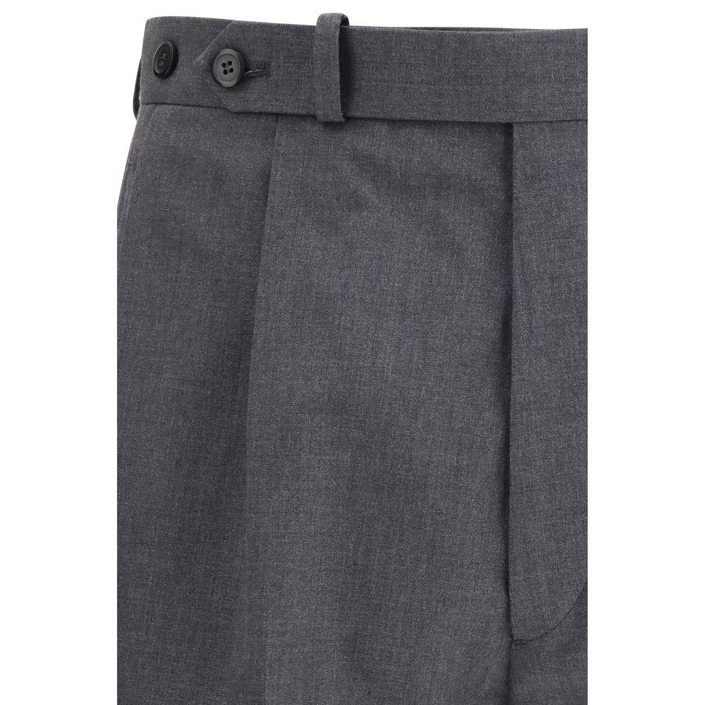 Prada Gray Fleece Wool Dress Pants - Zeiniez