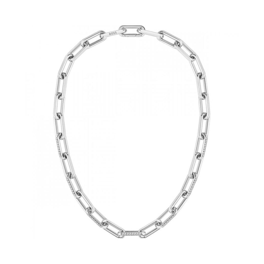 Hugo Boss Silver Stainless Steel Necklace - Zeiniez