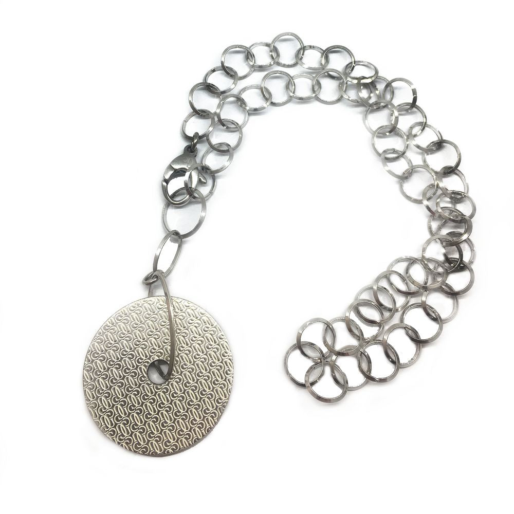 GC Silver Stainless Steel Necklace - Zeiniez
