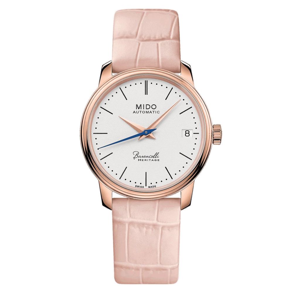 MIDO Multicolor Leather Dress Watch