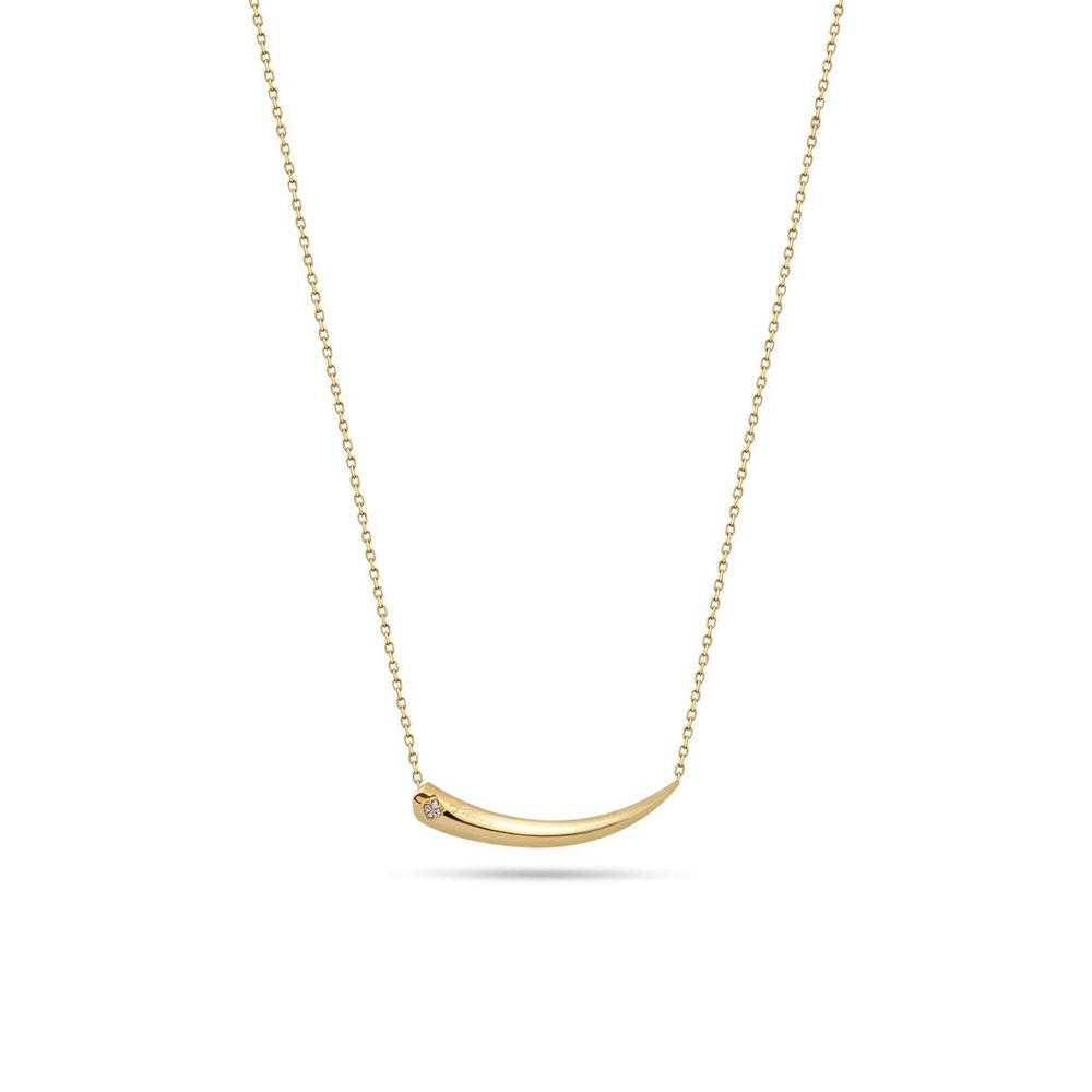 Police Gold Stainless Steel Necklace - Zeiniez