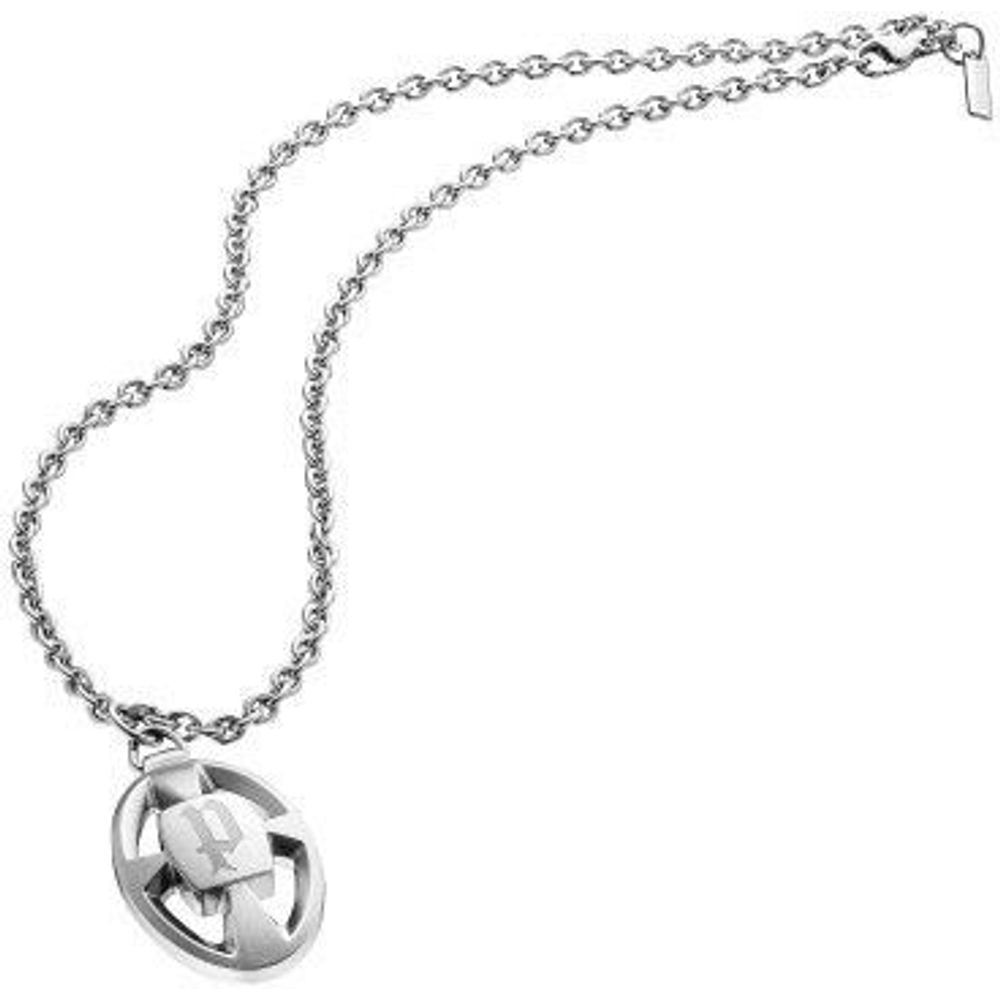 Police Gray Stainless Steel Necklace - Zeiniez