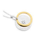 SECRECY Gray Silver Necklace - Zeiniez