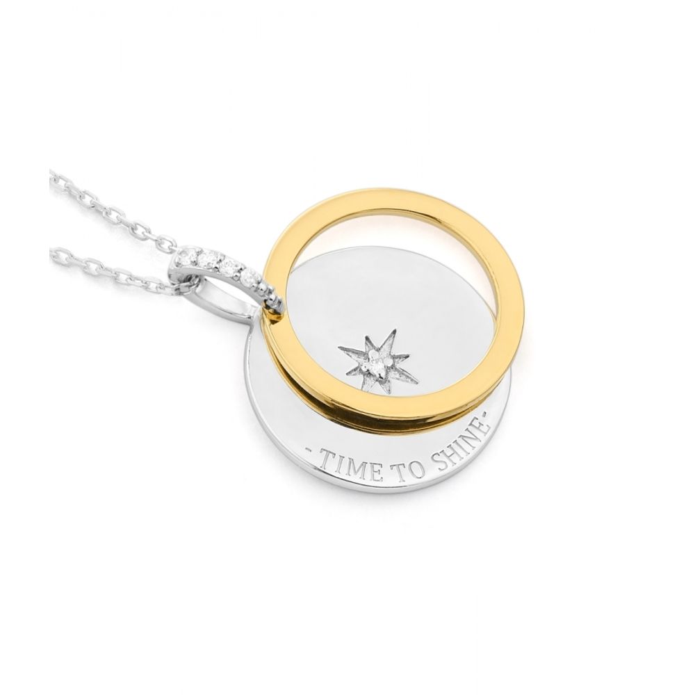 SECRECY Gray Silver Necklace - Zeiniez