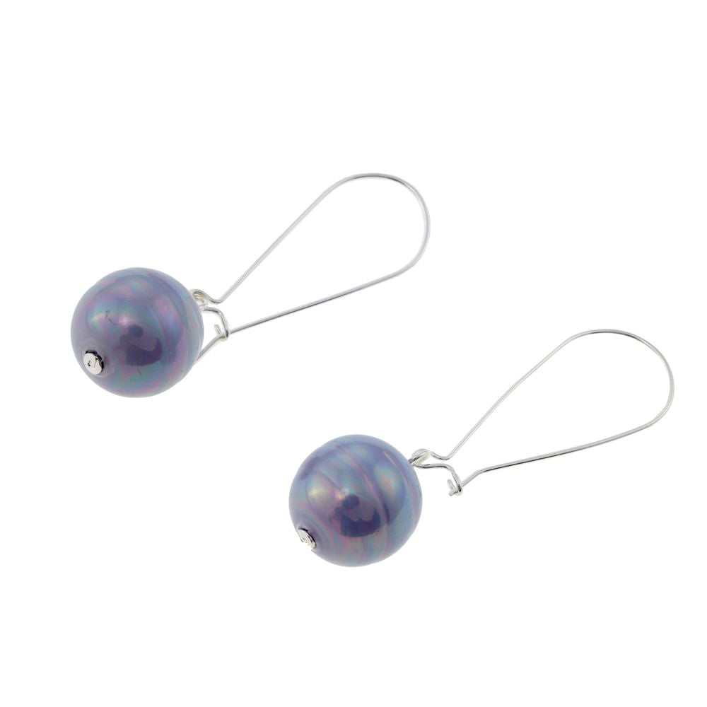 CRISTIAN LAY Blue Stainless Steel Earrings - Zeiniez
