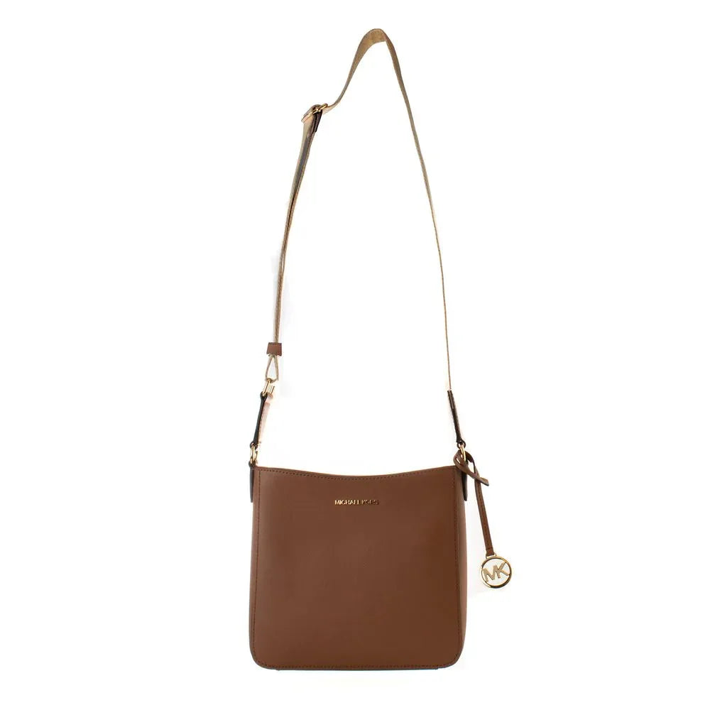Michael Kors Brown Canvas Crossbody Bag - Zeiniez