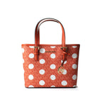 Michael Kors Orange Canvas Tote Bag - Zeiniez