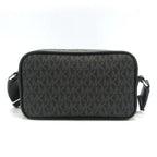 Michael Kors Black Canvas Crossbody Bag - Zeiniez