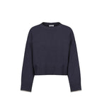 Brunello Cucinelli Blue Cashmere Sweater - Zeiniez