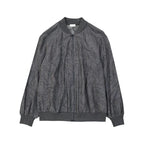Brunello Cucinelli Gray Virgin Wool Bomber - Zeiniez