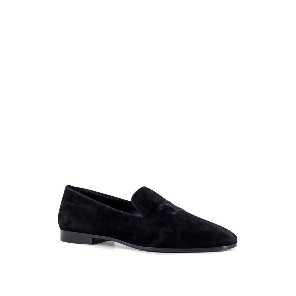 Celine Black Calfskin Slip-On Loafers - Zeiniez