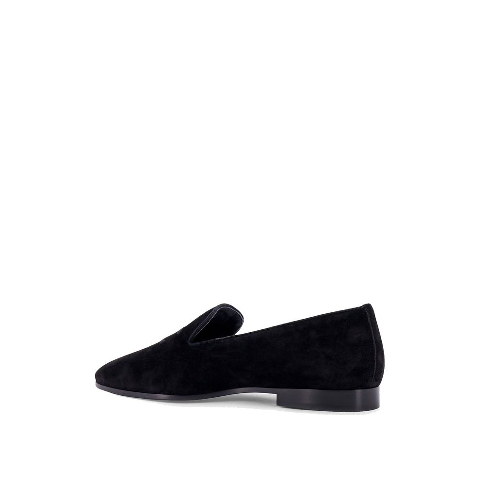 Celine Black Calfskin Slip-On Loafers - Zeiniez