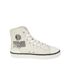 Isabel Marant Beige Canvas High Top Sneakers - Zeiniez