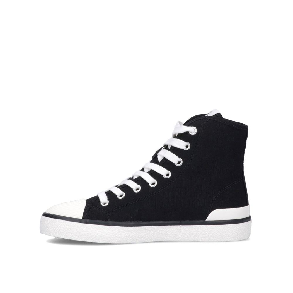 Isabel Marant Black Canvas High Top Sneakers - Zeiniez