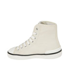 Isabel Marant Beige Canvas High Top Sneakers - Zeiniez
