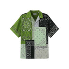 Kenzo Bicolor Cotton Shortsleeve Shirt - Zeiniez