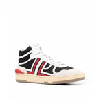 Lanvin Black Calfskin High Top Sneakers - Zeiniez