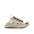 Lanvin White Calfskin Chunky Sneakers - Zeiniez