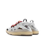Lanvin White Calfskin Chunky Sneakers - Zeiniez