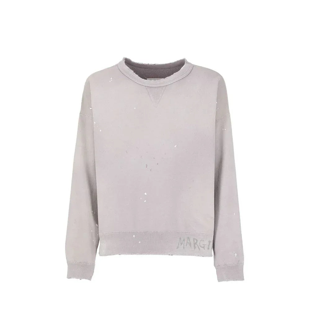 Maison Margiela Purple Cotton Sweatshirt - Zeiniez