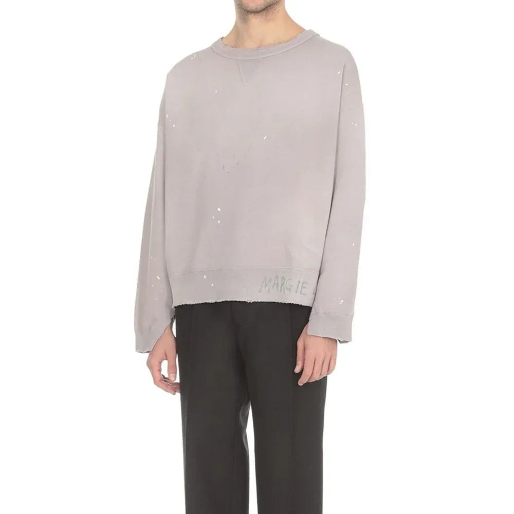 Maison Margiela Purple Cotton Sweatshirt - Zeiniez
