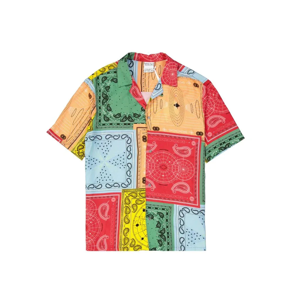 Marcelo Burlon Multicolor Viscose Pattern Shirt - Zeiniez