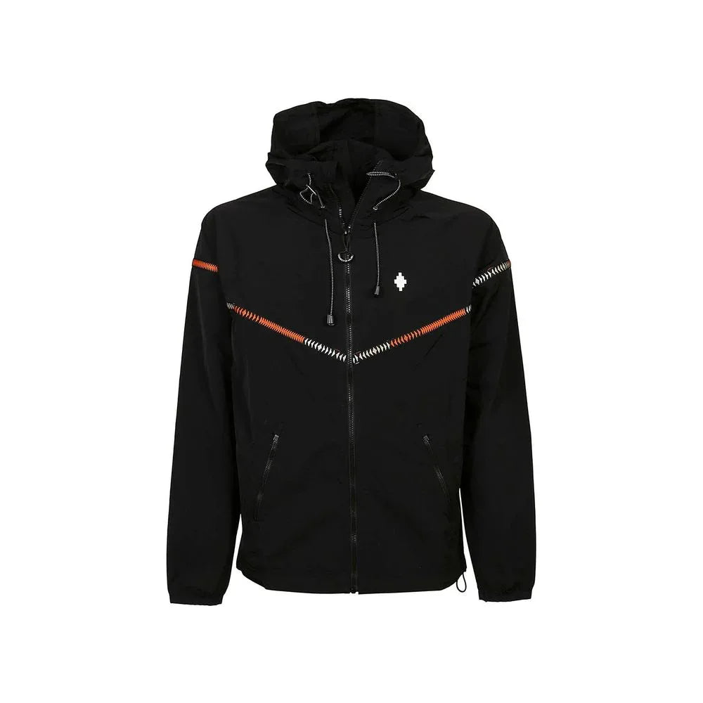 Marcelo Burlon Black Polyamide Shell Jacket - Zeiniez