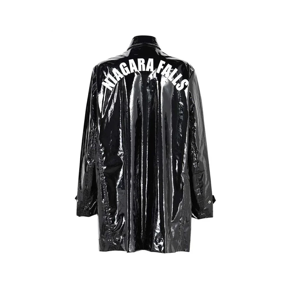 Dsquared² Black Polyethylene Coat - Zeiniez