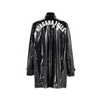 Dsquared² Black Polyethylene Coat - Zeiniez