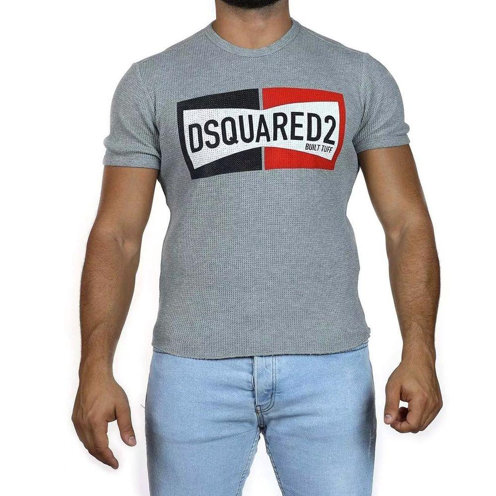 Dsquared² Gray Cotton T-Shirt - Zeiniez