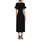 Fendi Black Viscose Cocktail Dress - Zeiniez