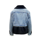 FORTE DEI MARMI COUTURE Blue Cotton Denim Jacket