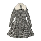 Giambattista Valli Black Virgin Wool Coat - Zeiniez