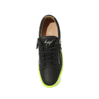 Giuseppe Zanotti Black Calfskin Low Top Sneakers