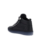 Giuseppe Zanotti Black Calfskin High Top Sneakers