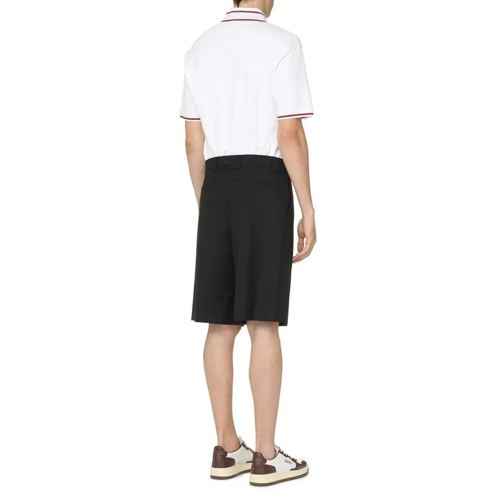 Gucci Black Polyester Bermuda Shorts - Zeiniez