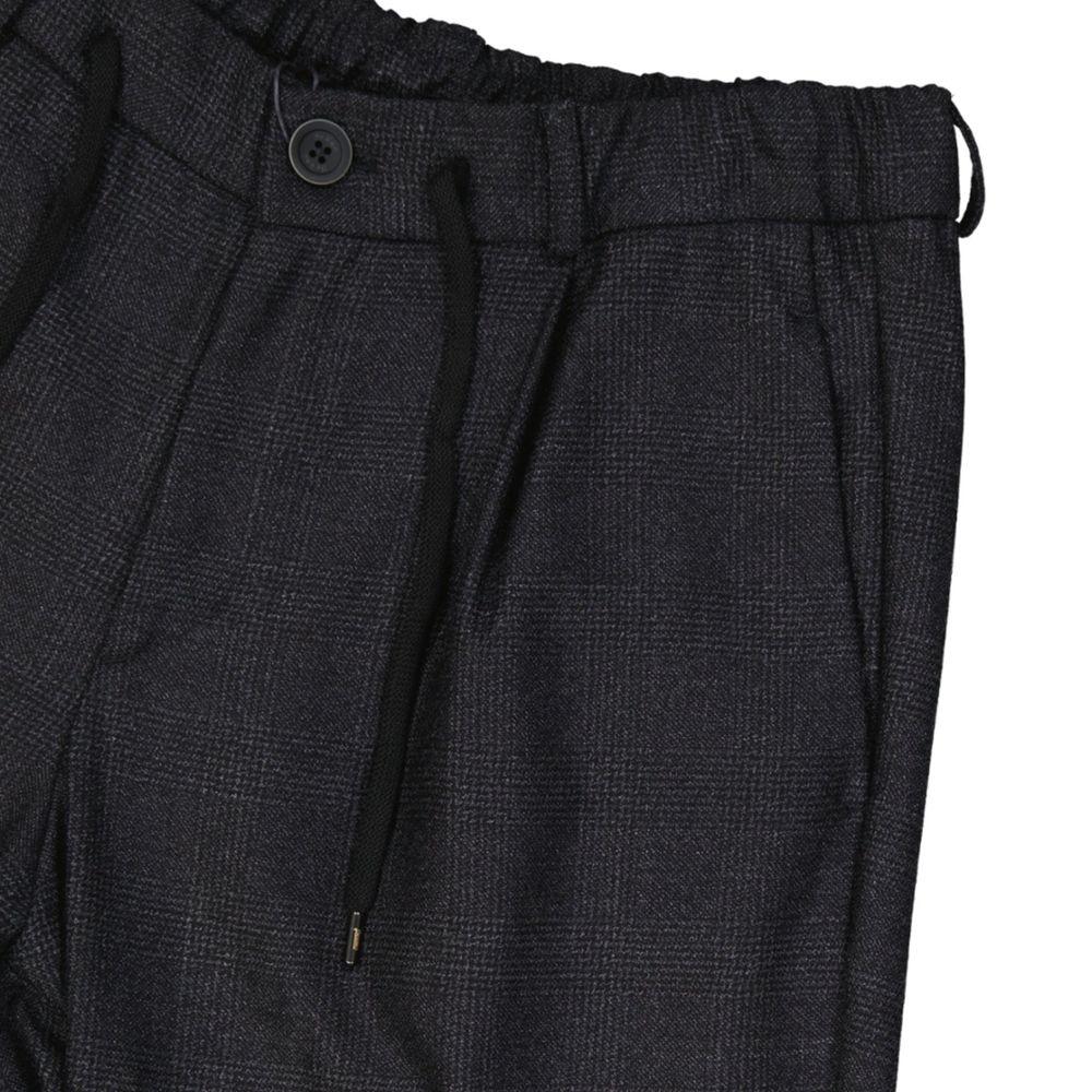 Herno Gray Wool Casual Pants - Zeiniez