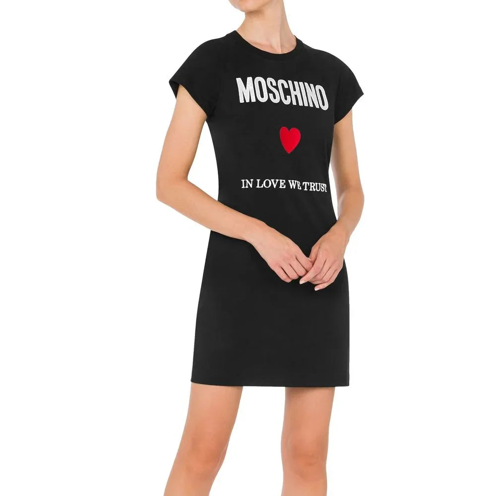 Moschino Couture Black Cotton Casual Dress - Zeiniez