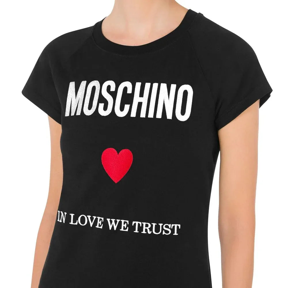 Moschino Couture Black Cotton Casual Dress - Zeiniez