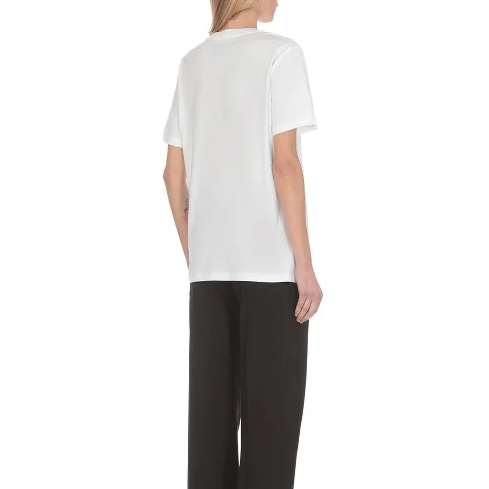 Moschino Couture White Cotton T-Shirt - Zeiniez