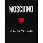 Moschino Couture Black Cotton T-Shirt - Zeiniez