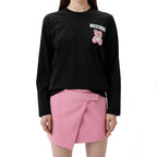 Moschino Couture Black Cotton T-Shirt - Zeiniez