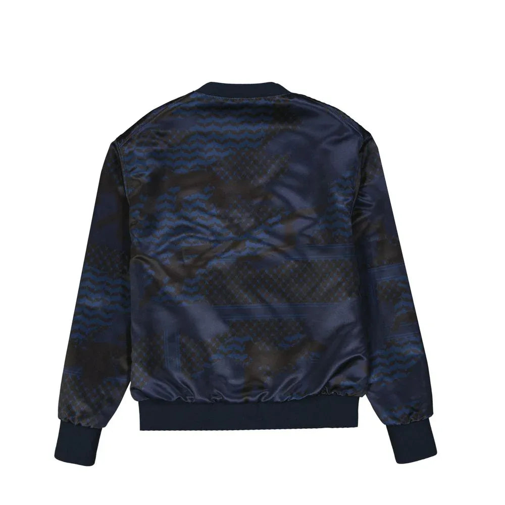 Neil Barrett Blue Polyester Bomber - Zeiniez