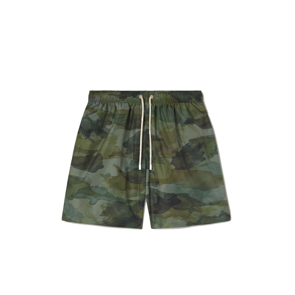 Palm Angels Bicolor Polyester Swim Shorts