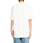 Palm Angels White Cotton Polo Shirt - Zeiniez