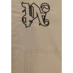 Palm Angels Beige Polyamide Bomber - Zeiniez