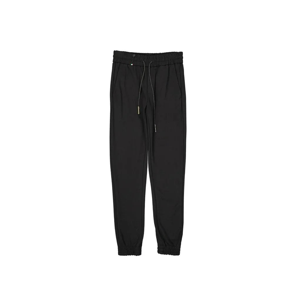 Philipp Plein Black Elastane Joggers (Workout Pants) - Zeiniez
