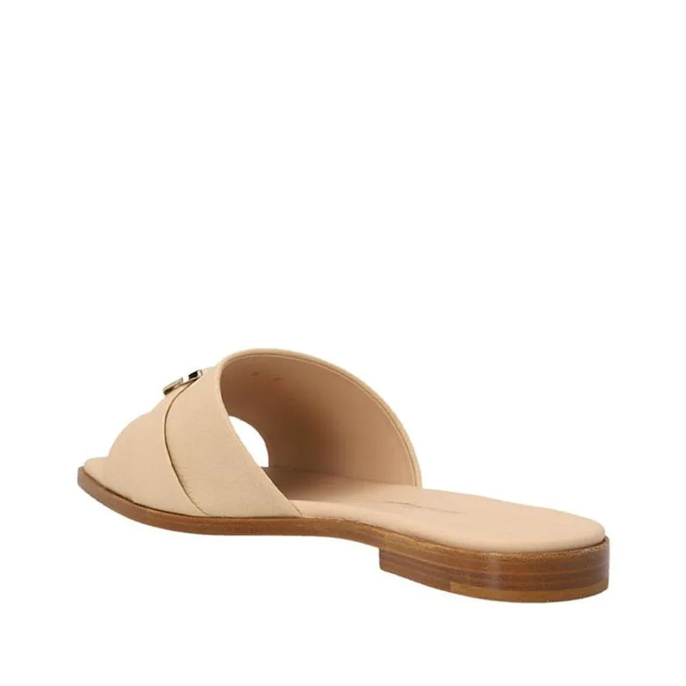Salvatore Ferragamo Beige Calfskin Sandals - Zeiniez
